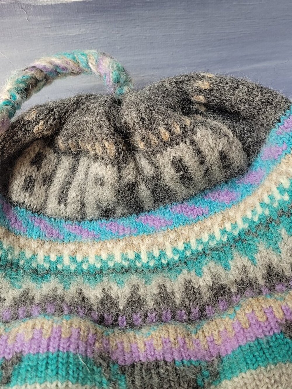 RARE! 1991 Burton wool earflap hat XS